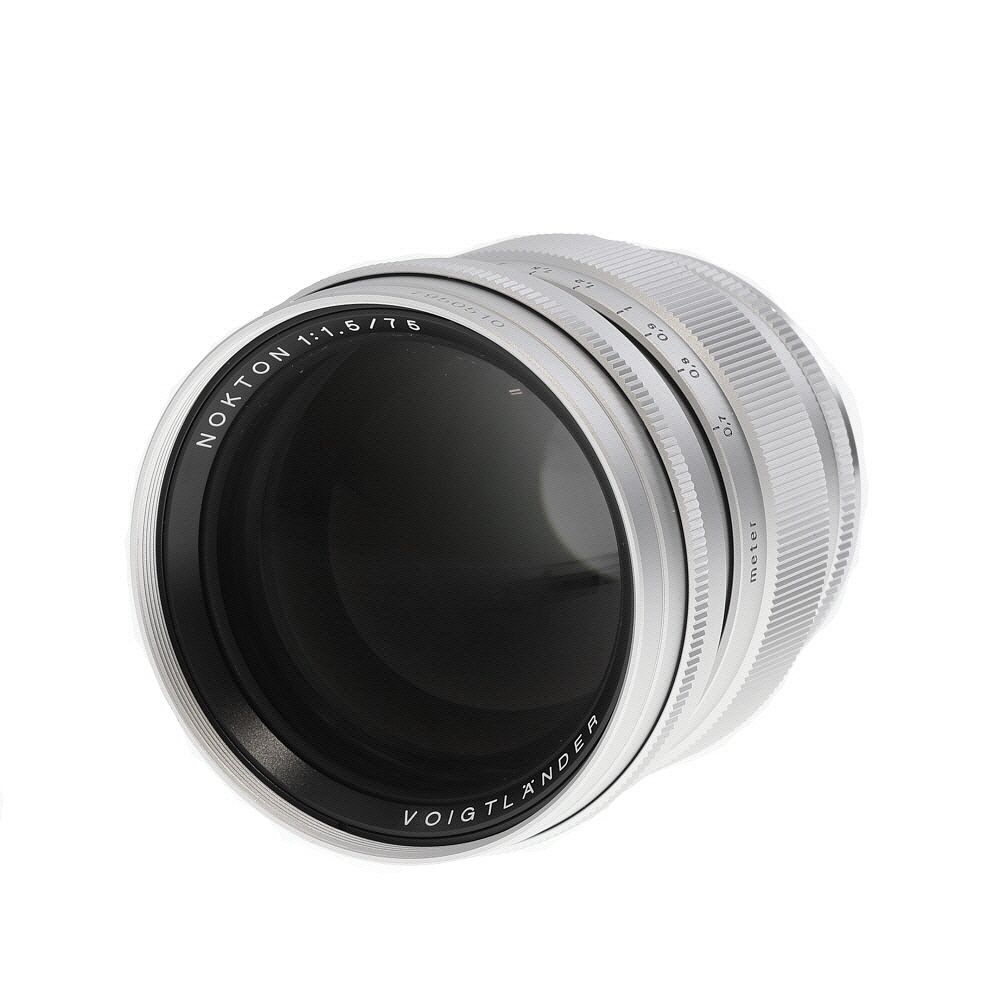 Voigtlander 75mm f/1.5 Nokton (Aspherical) Lens for Leica M-Mount, Silver | 58