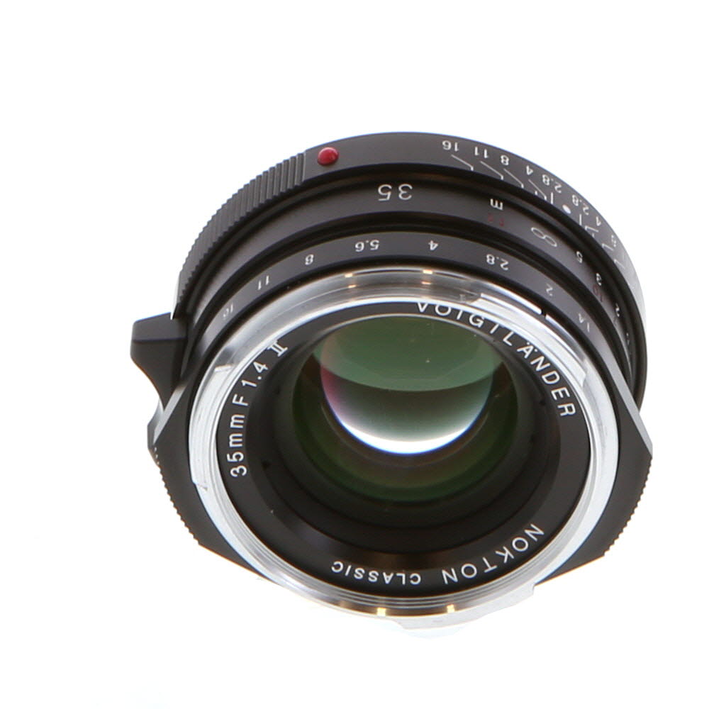 Voigtlander 35mm f/1.4 Nokton Classic II Multi-Coated VM Lens for Leica M-Mount, Black with Chrome Rim | 43