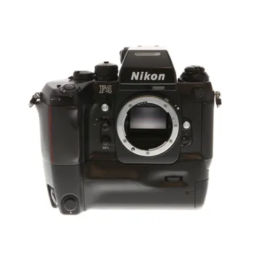 Nikon F4E (F4 with MB-23 High Speed Battery Pack) 35mm Camera Body (Uses 6x AA, or MN-20 Nicad)