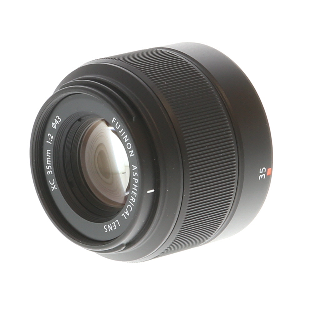 FUJIFILM XC 35mm f/2 Fujinon APS-C Lens for X-Mount, Black | 43