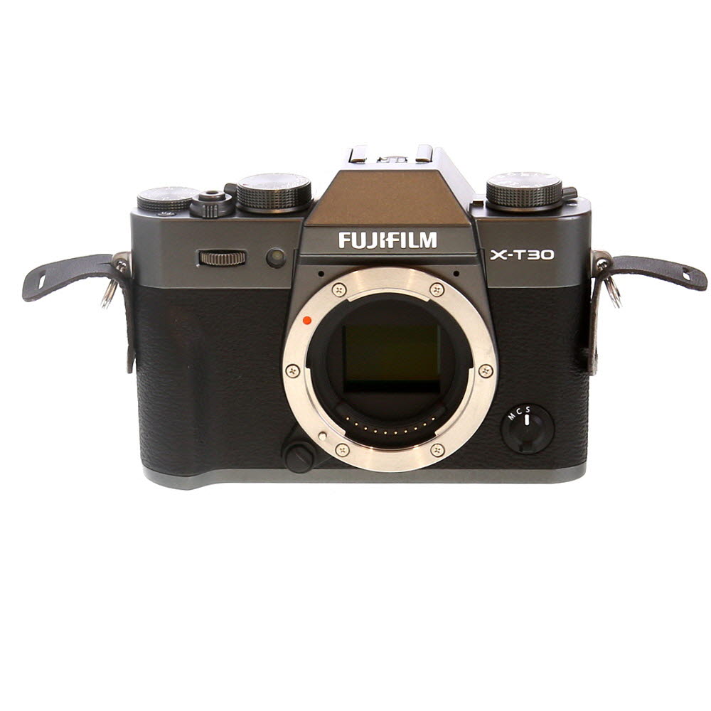 FUJIFILM X-T30 Mirrorless Camera Body, Charcoal Silver | 26.1MP