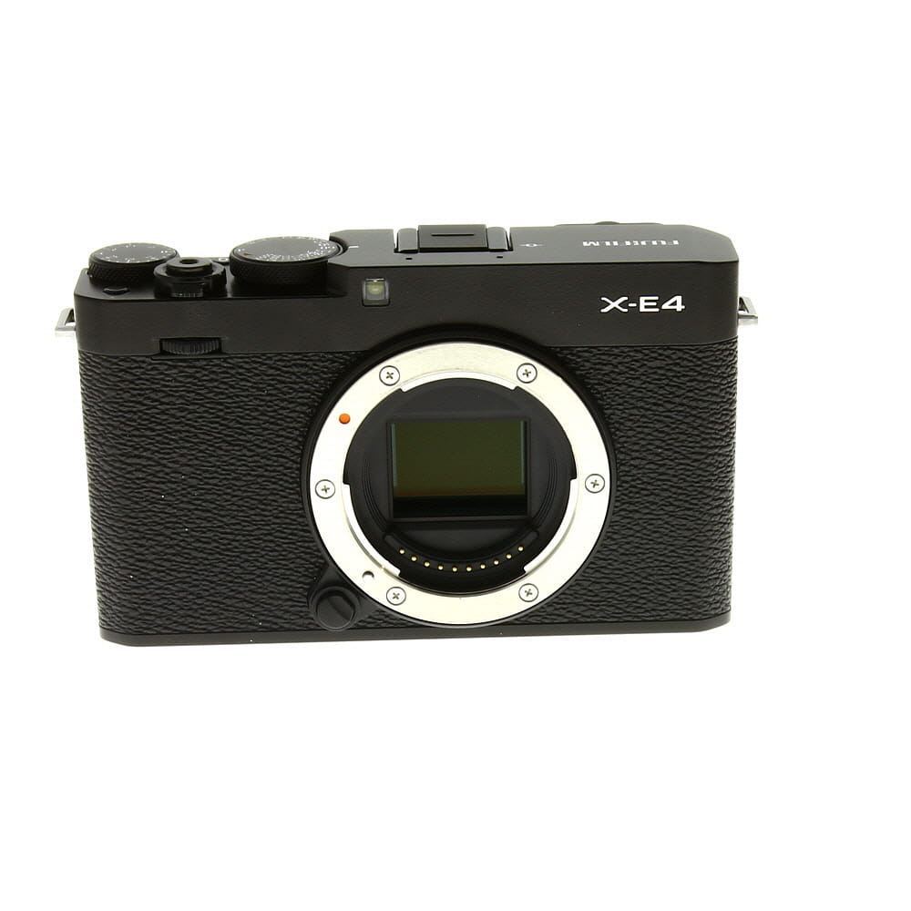 FUJIFILM X-E4 Mirrorless Camera Body, Black | 26.1MP