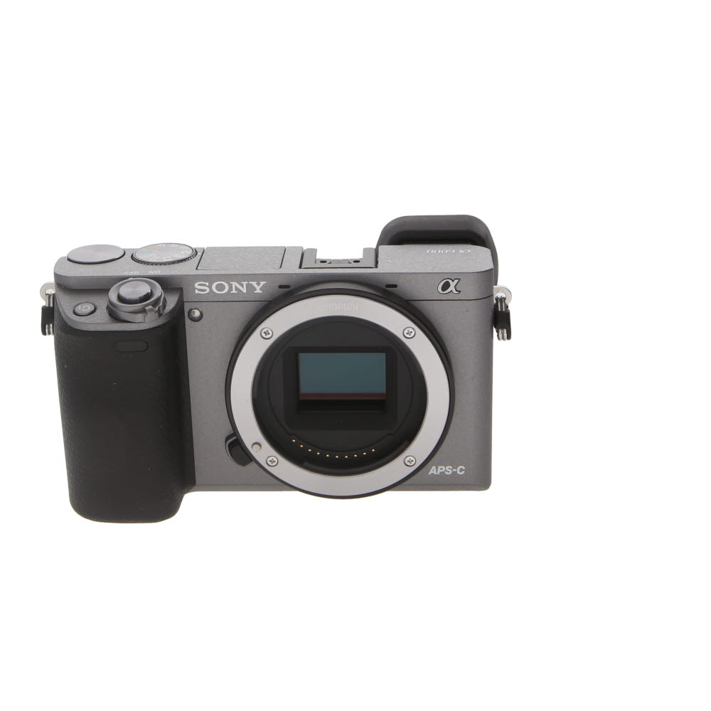 Sony a6000 Mirrorless Camera Body, Graphite Gray | 24.3MP