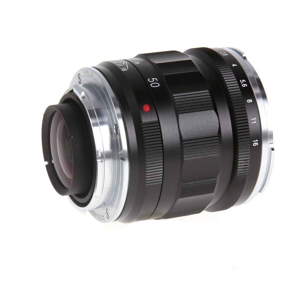 Voigtlander 50mm f/2 APO-Lanthar VM Lens for Leica M-Mount, Black with Chrome Rim | 49