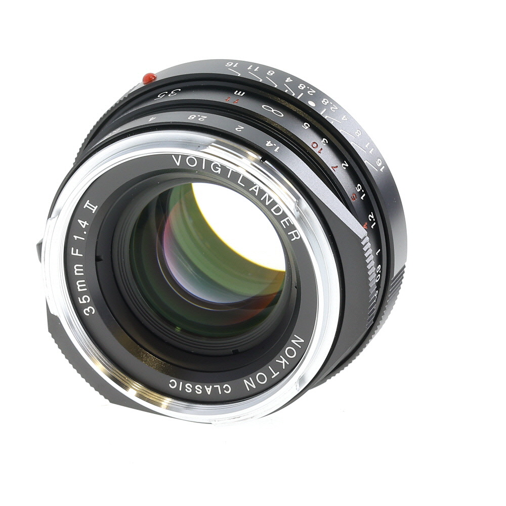 Voigtlander 35mm f/1.4 Nokton Classic II S.C VM Lens for Leica M-Mount, Black with Chrome Rim | 43