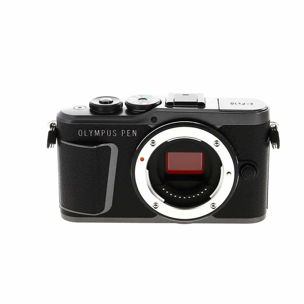 Olympus PEN E-PL10 Mirrorless MFT (Micro Four Thirds) Camera Body, Black | 16.1MP
