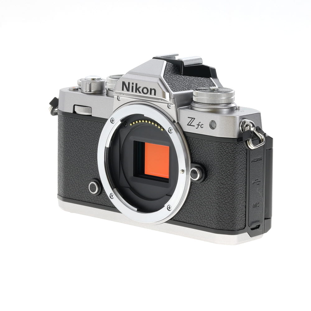 Nikon Zfc Mirrorless DX Camera Body, Silver/Black | 20.9MP
