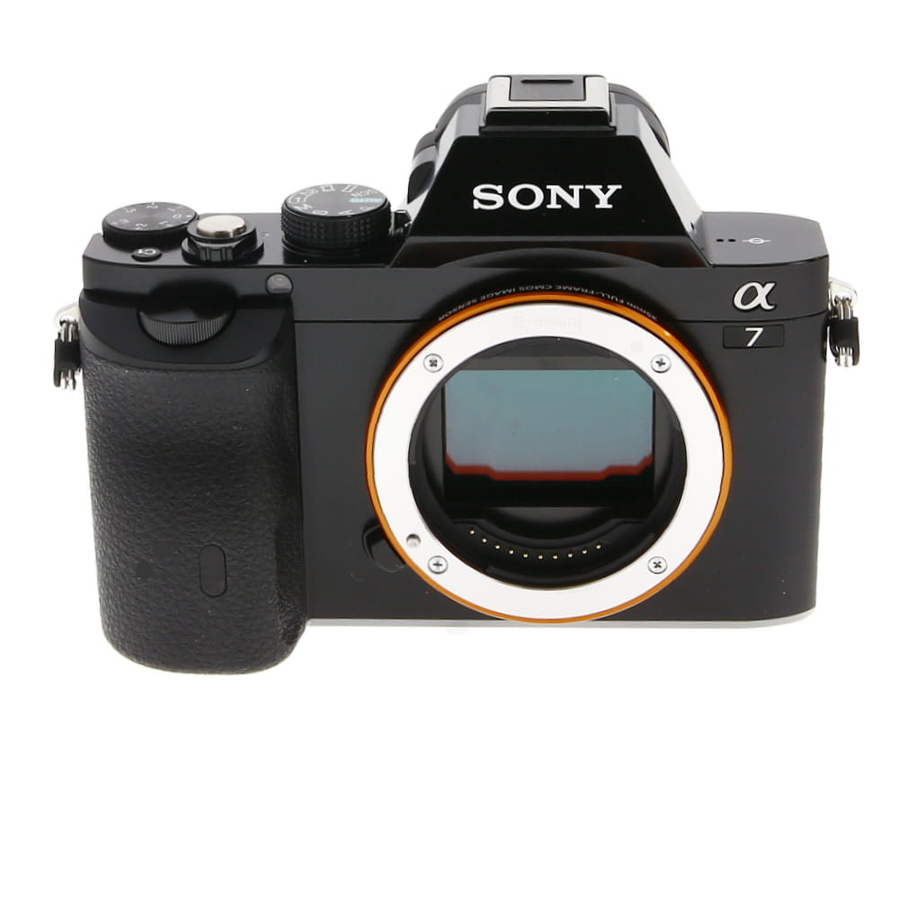 Sony a7 Mirrorless Camera Body, Black | 24.3MP | Menu Defaults to Chinese