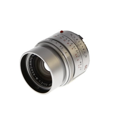Leica 50mm f/2 APO-Summicron-M ASPH. (Type 6) M-Mount Lens, Silver Anodized, 6-Bit | E39 | 11142