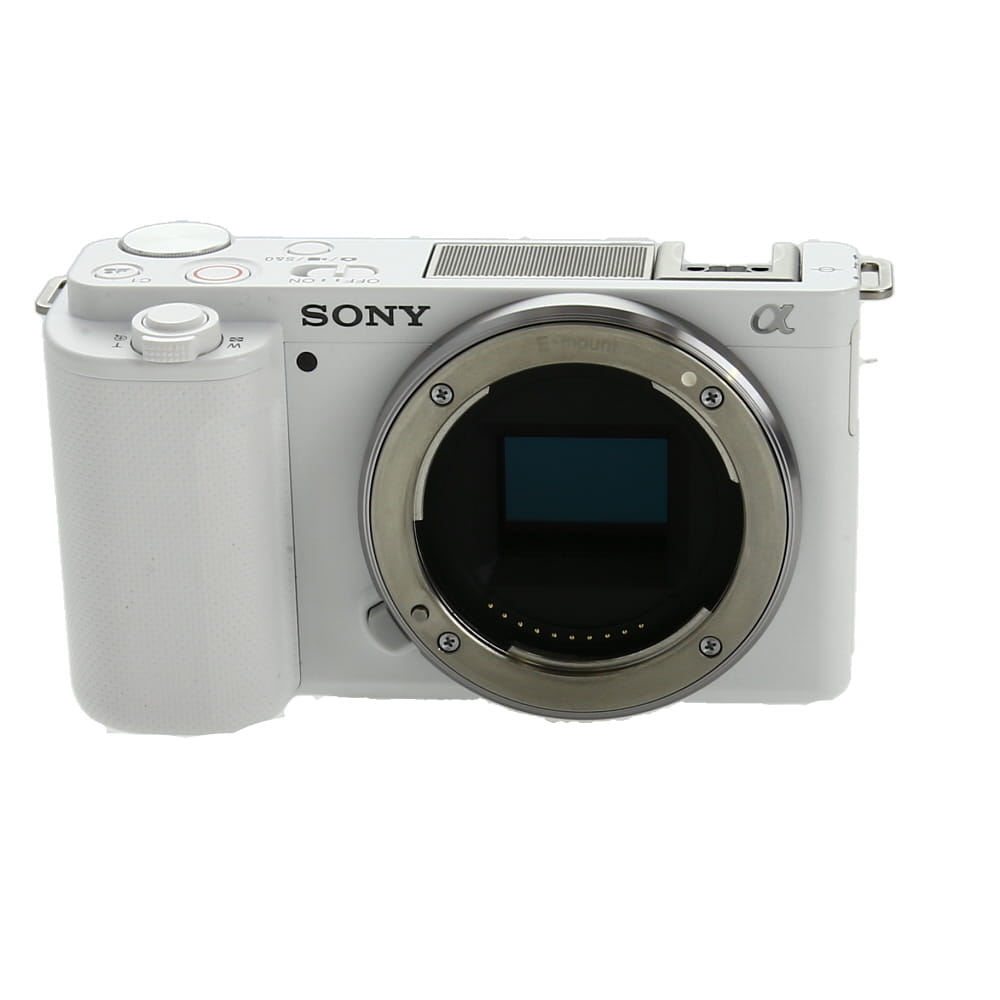 Sony ZV-E10 Mirrorless Vlog Camera Body, White | 24.2MP