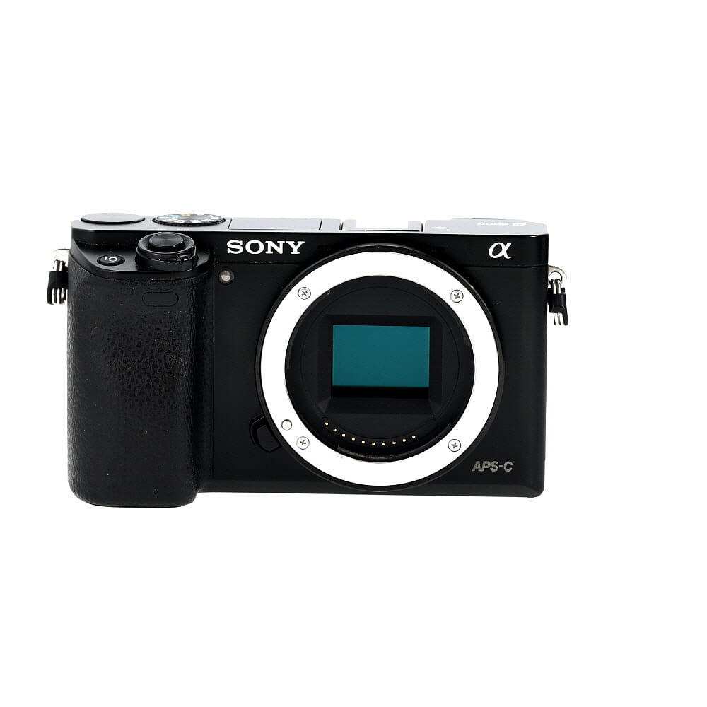 Sony a6000 Mirrorless Camera Body, Black | 24.3MP | Menu Defaults to Chinese