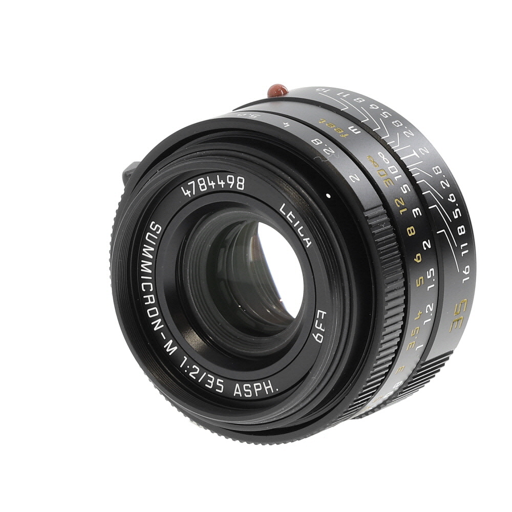 Leica 35mm f/2 Summicron-M ASPH. Lens for M-Mount w/ Protection Ring, Portugal, Black Anodized Finish, 6-Bit | E39 | 11708