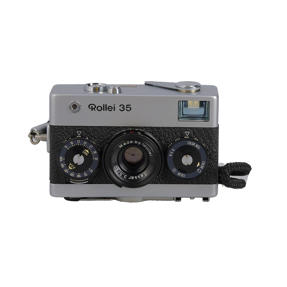 Rollei 35 40mm f/3.5 Tessar Camera, Made in Singapore, Chrome | 24