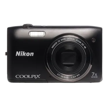 Nikon Coolpix S3500 Digital Camera, Black {20.1MP}