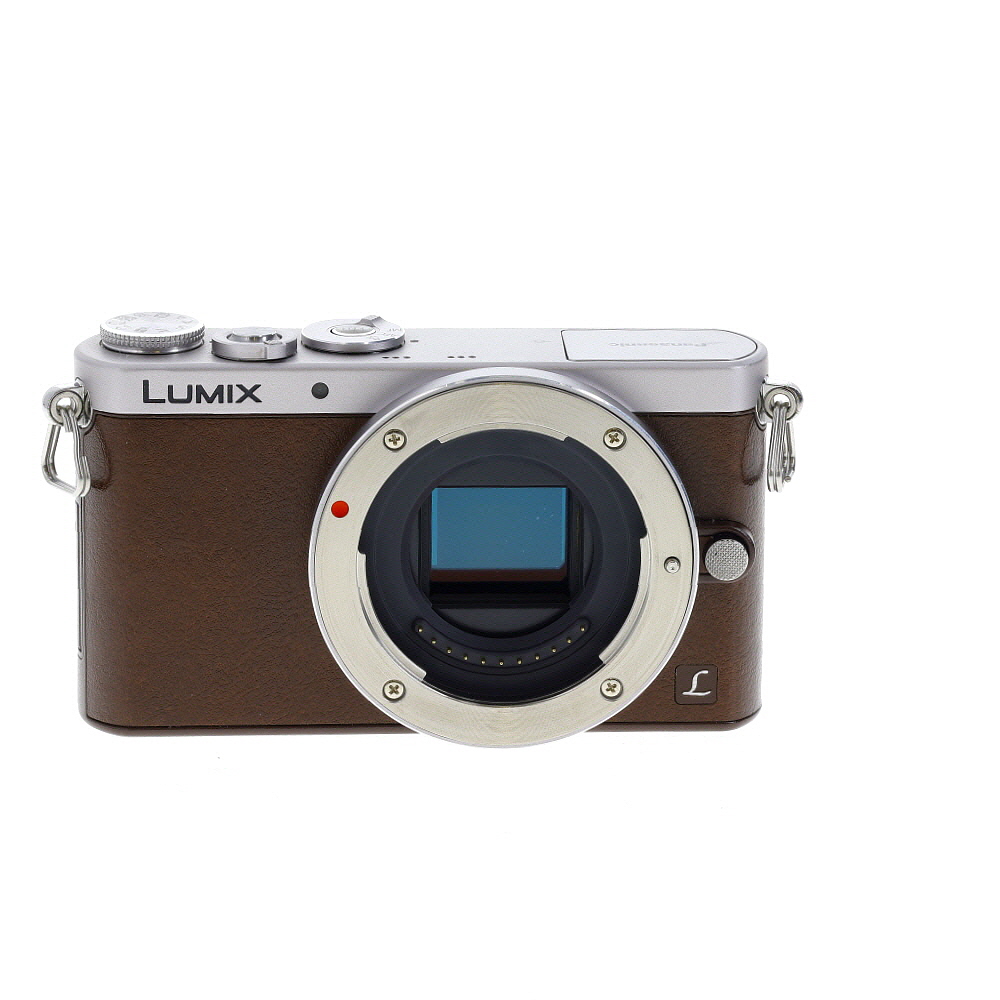 Panasonic Lumix DMC-GM1S Mirrorless MFT (Micro Four Thirds) Camera Body, Brown w/ Silver | 16MP