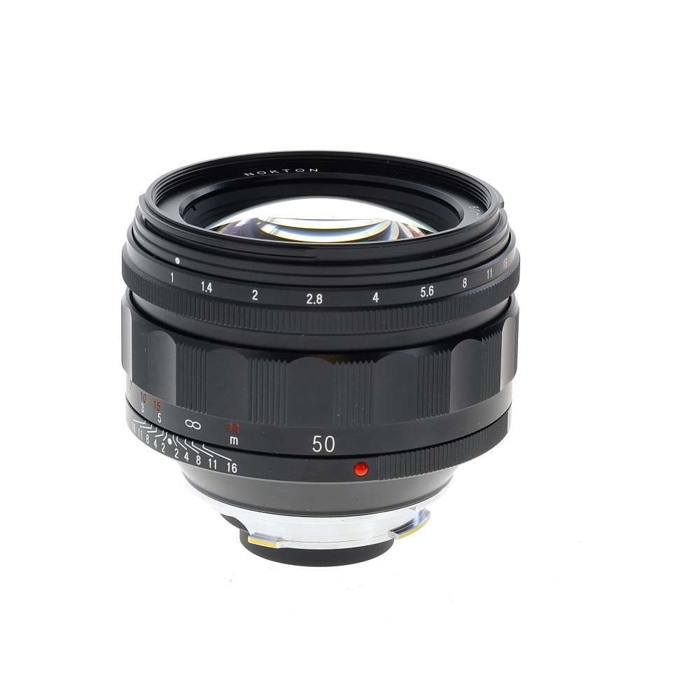 Voigtlander 50mm f/1 Nokton MC Lens for Leica M-Mount, Black | 62