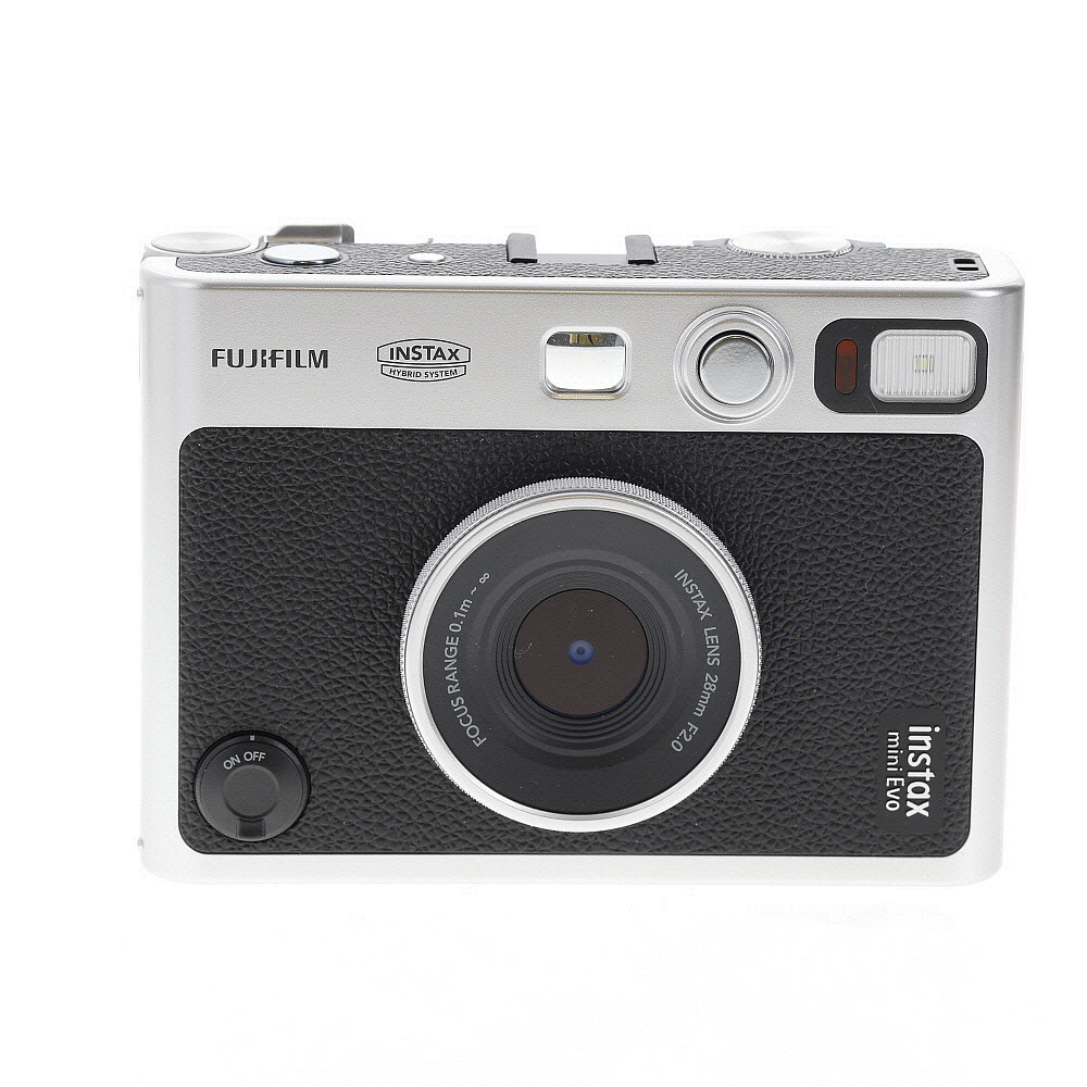 FUJIFILM INSTAX mini Evo Hybrid Digital/Instant Camera, Black