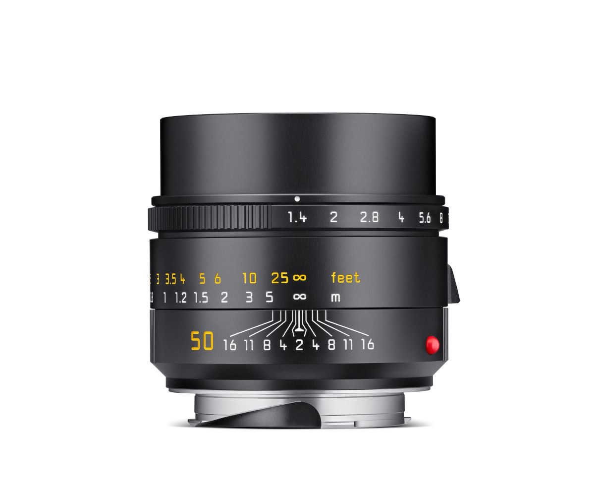 Leica 50mm f/1.4 Summilux-M ASPH. M-Mount Lens with Built-In Hood, Black Anondized 6-Bit | E46 | 11728