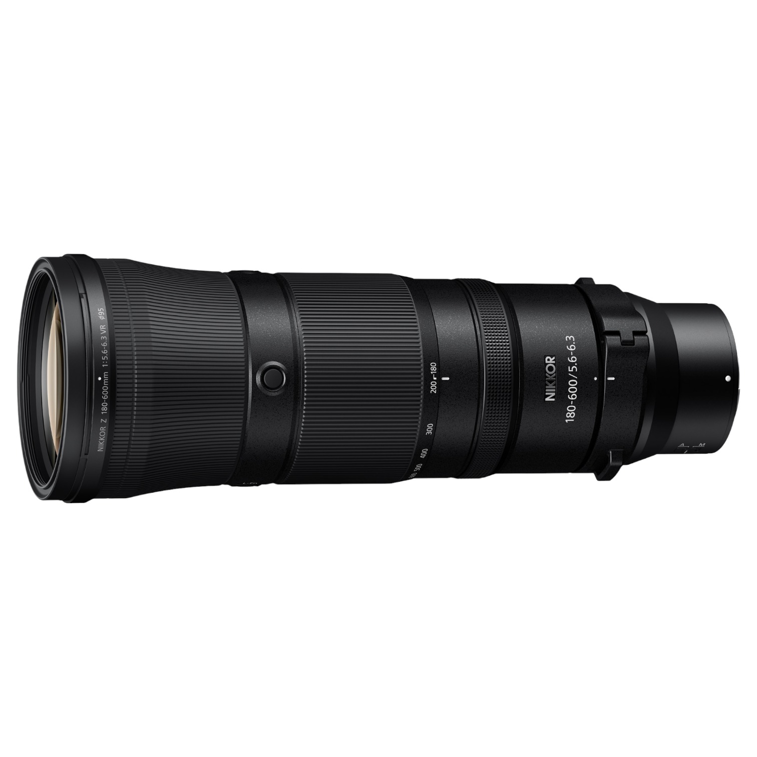 Nikon Nikkor Z 180-600mm f/5.6-6.3 VR Full-Frame Autofocus Lens for Z-Mount, Black | 95 | with Tripod Collar/Foot