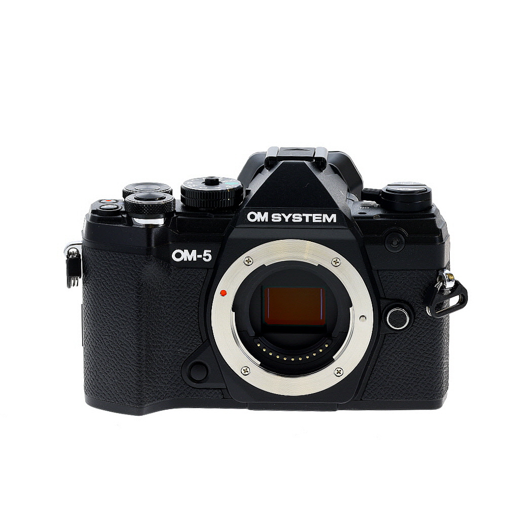 Olympus OM SYSTEM OM-5 Mirrorless MFT (Micro Four Thirds) Camera Body, Black | 20.4MP