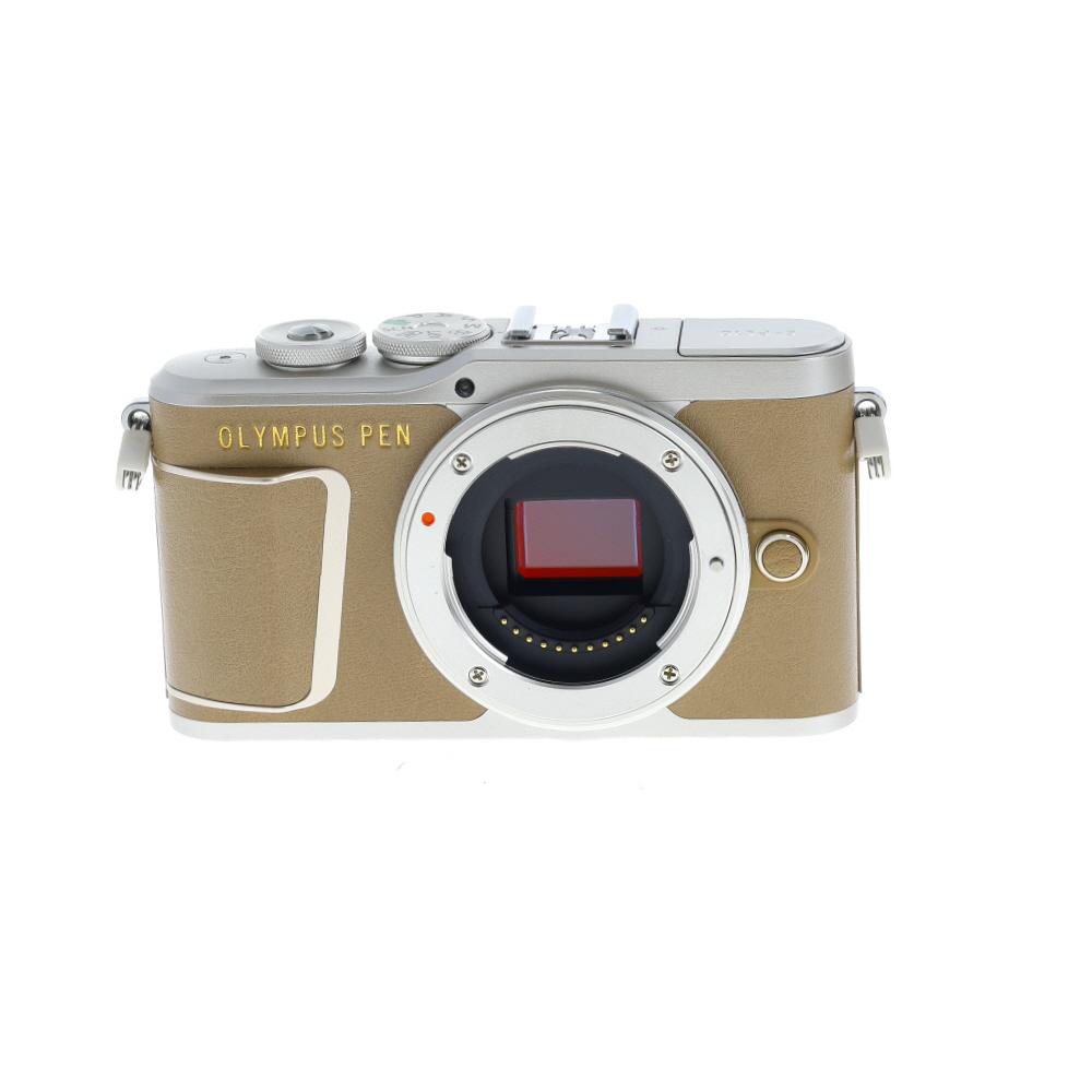 Olympus PEN E-PL10 Mirrorless MFT (Micro Four Thirds) Camera Body, Brown | 16.1MP