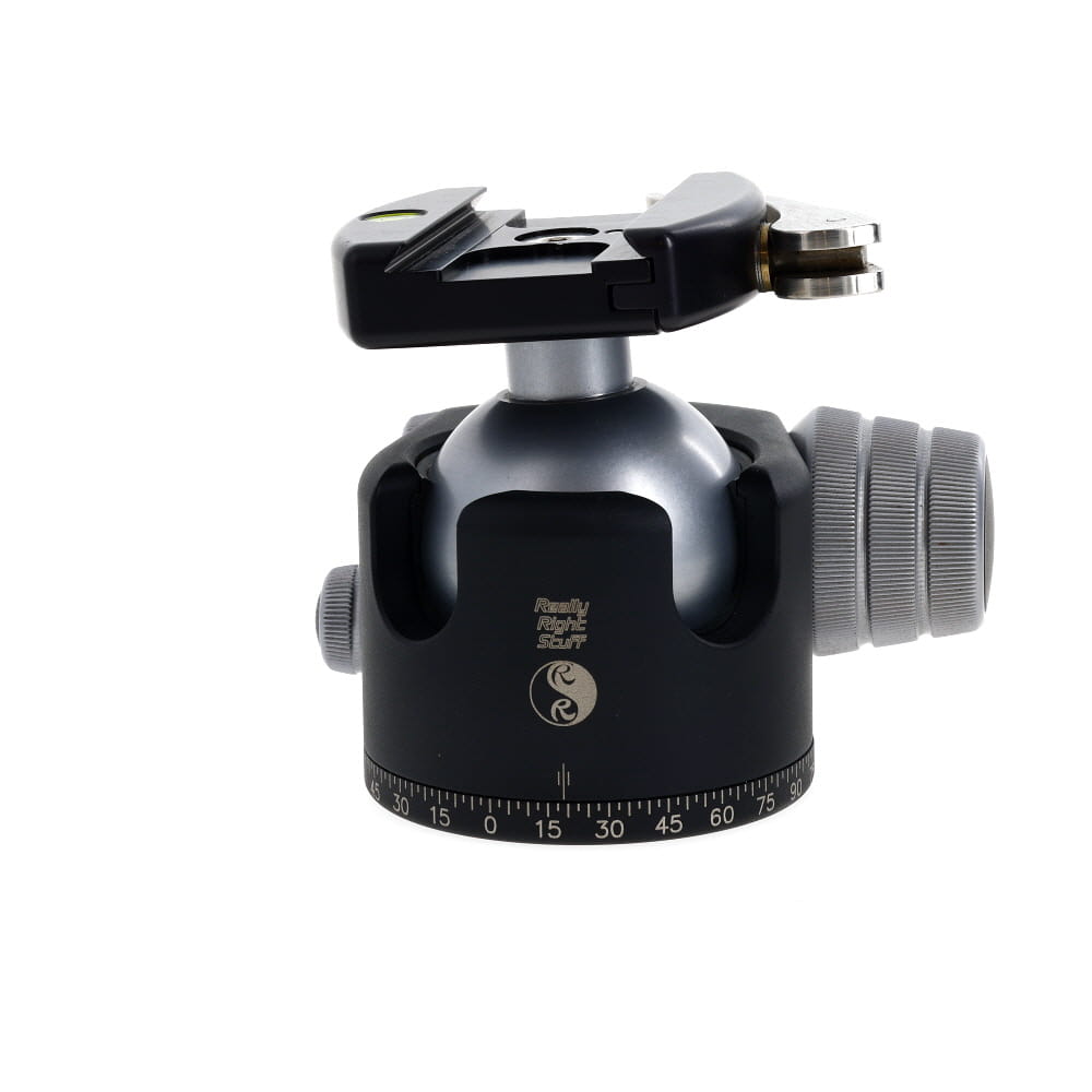 Really Right Stuff BH-55 Ball Tripod Head (Dual Drop Notch) w/ B2-AS II Lever Release Clamp (Requires Quick Release Plate) Yin-Yang Logo