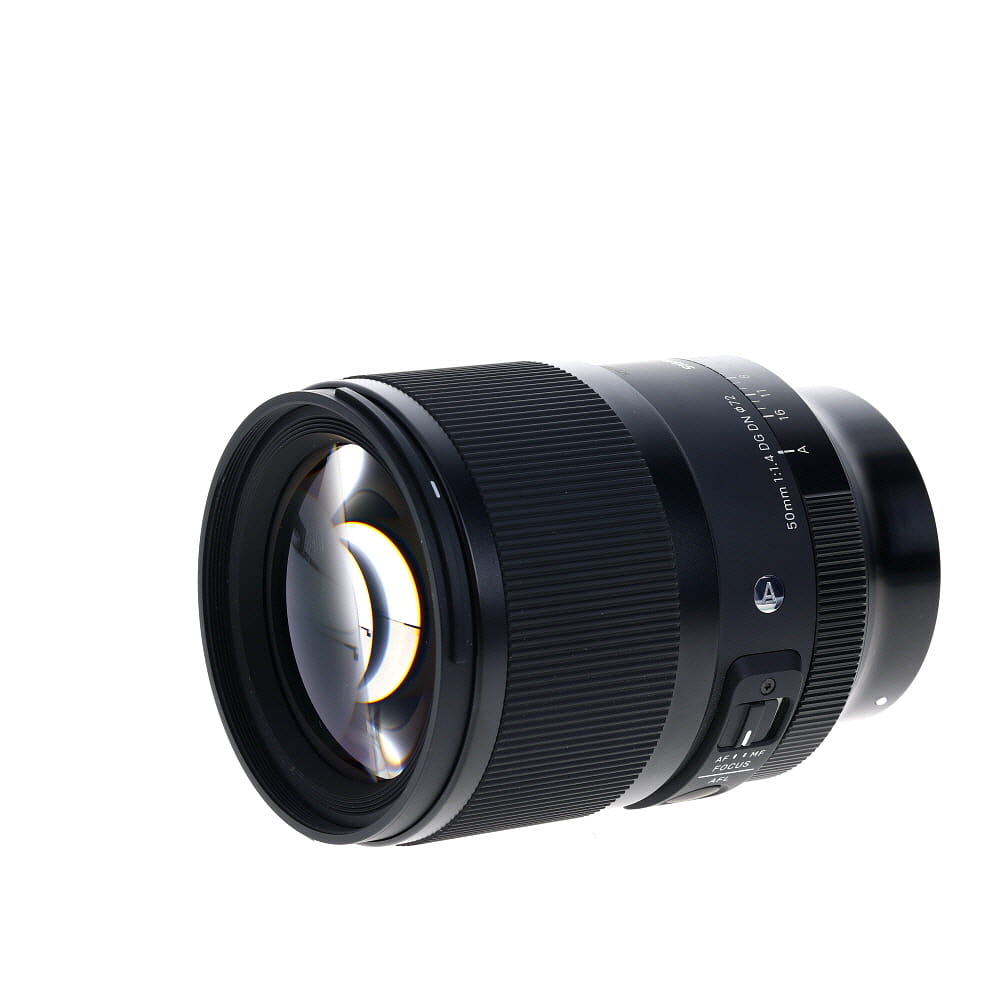 Sigma 50mm f/1.4 DG DN A (Art) Full-Frame Autofocus Lens for Sony E-Mount, Black | 72