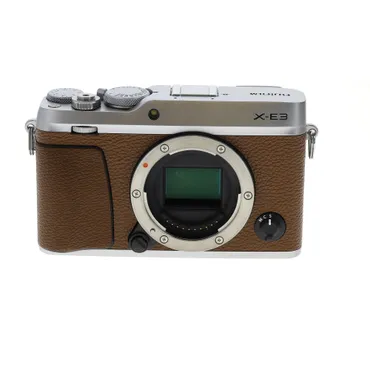 FUJIFILM X-E3 Mirrorless Camera Body, Brown {24.3MP} without EF-X8 Flash