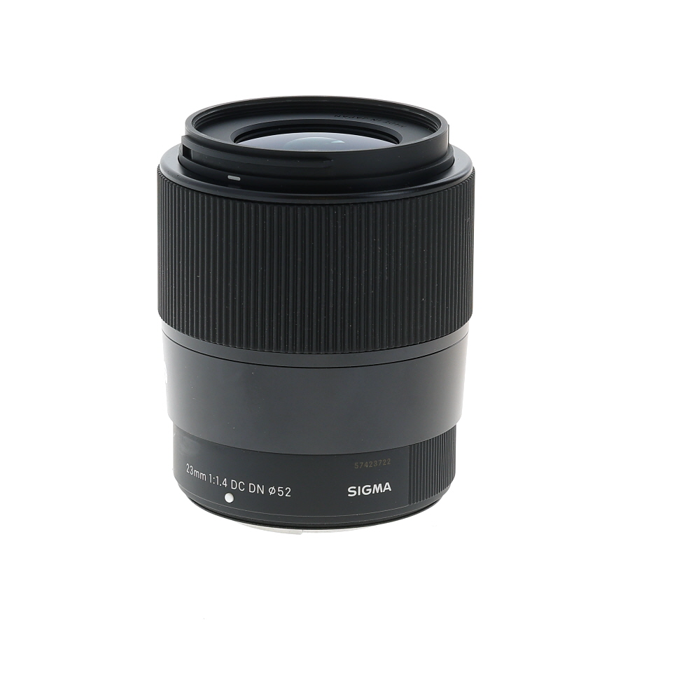 Sigma 23mm f/1.4 DC DN C (Contemporary) Autofocus APS-C Lens for Fujifilm X-Mount, Black | 52