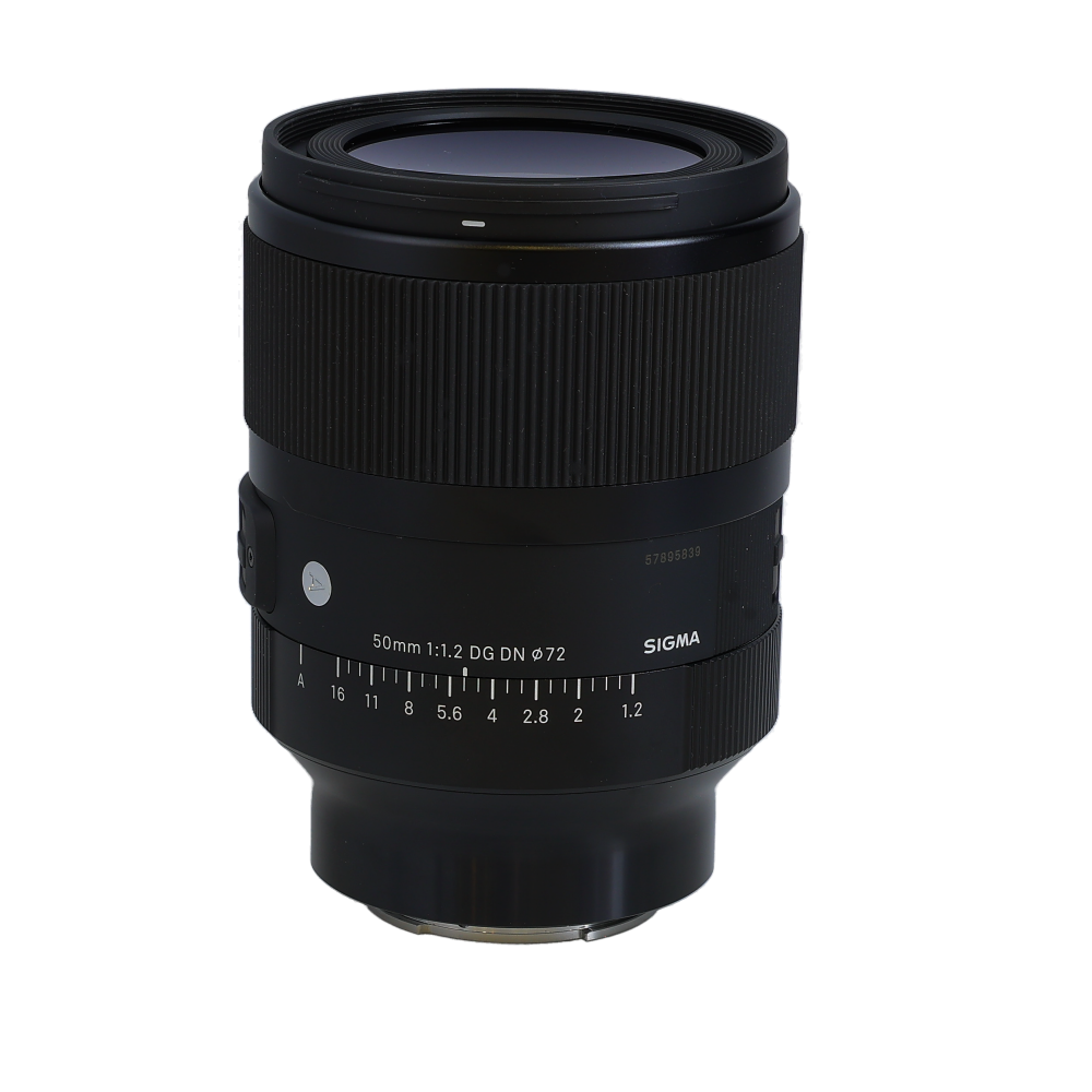 Sigma 50mm f/1.2 DG DN A (Art) Full-Frame Autofocus Lens for Sony E-Mount, Black | 72