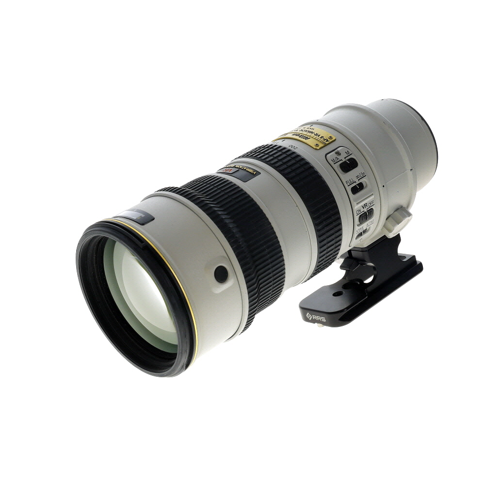 Nikon AF-S NIKKOR 70-200mm f/2.8 G ED VR Autofocus IF Lens, Gray | 77 | w/ Really Right Stuff LCF-10 Tripod Foot