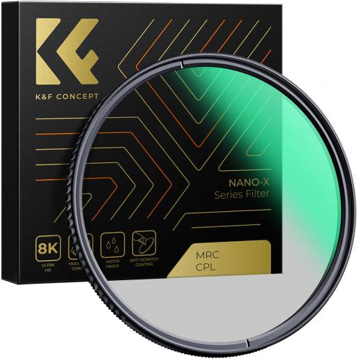 K&F Concept 46mm Nano-X Ultra-Low Reflection CPL Filter