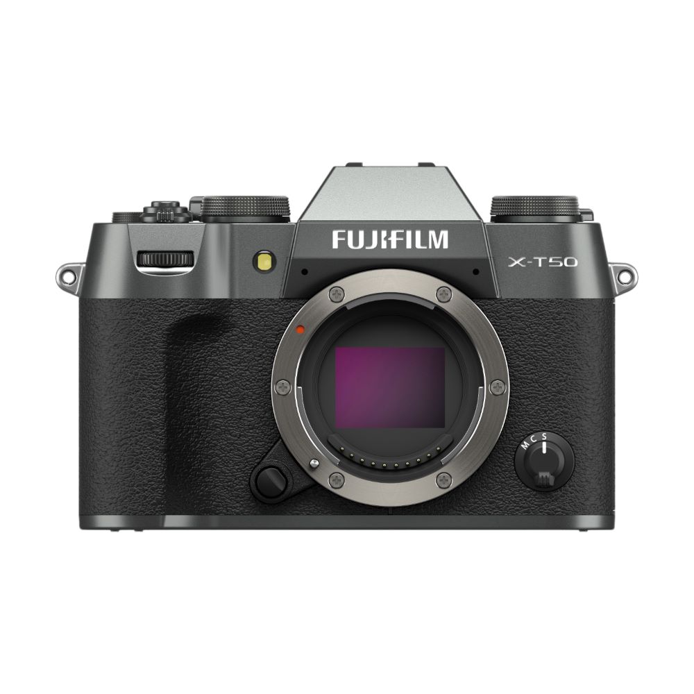 FUJIFILM X-T50 Mirrorless Camera Body, Charcoal Silver | 40.2MP