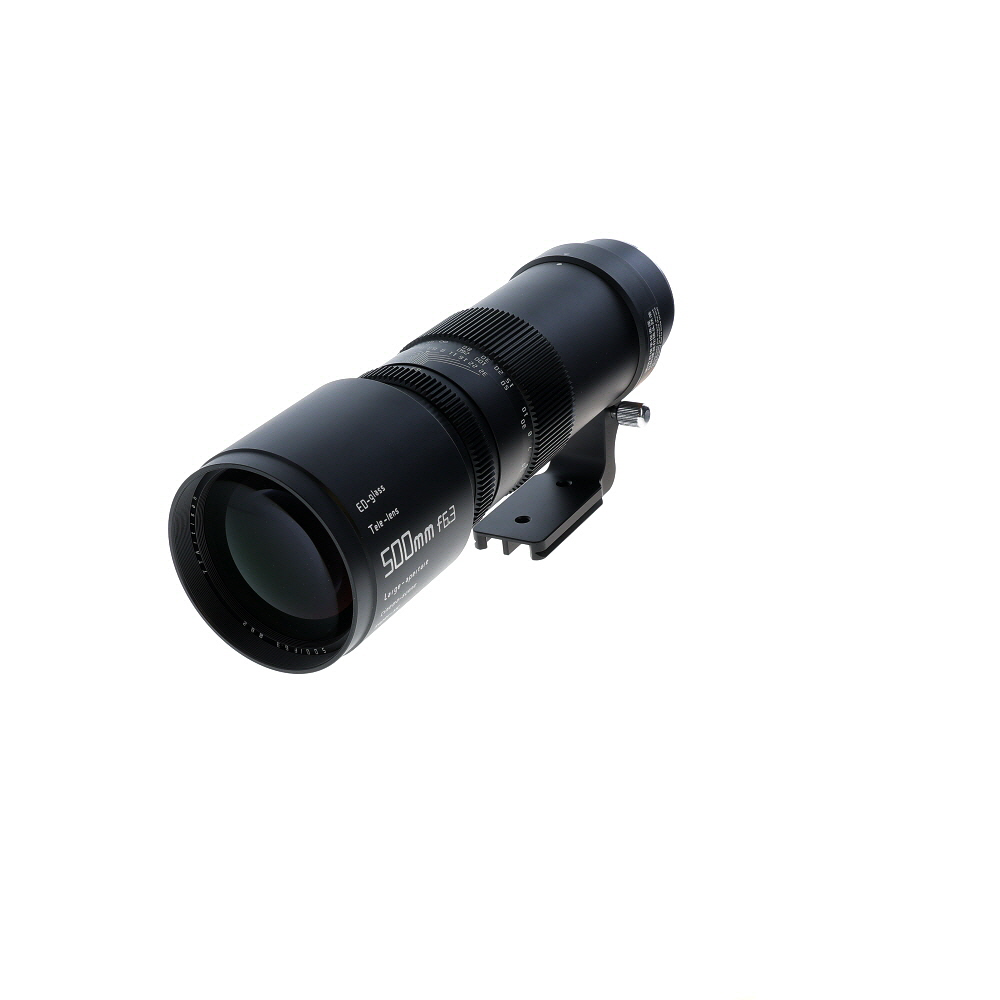 TTArtisan 500mm f/6.3 Full-Frame Manual Focus Lens for Canon EOS EF-Mount, Black | 82