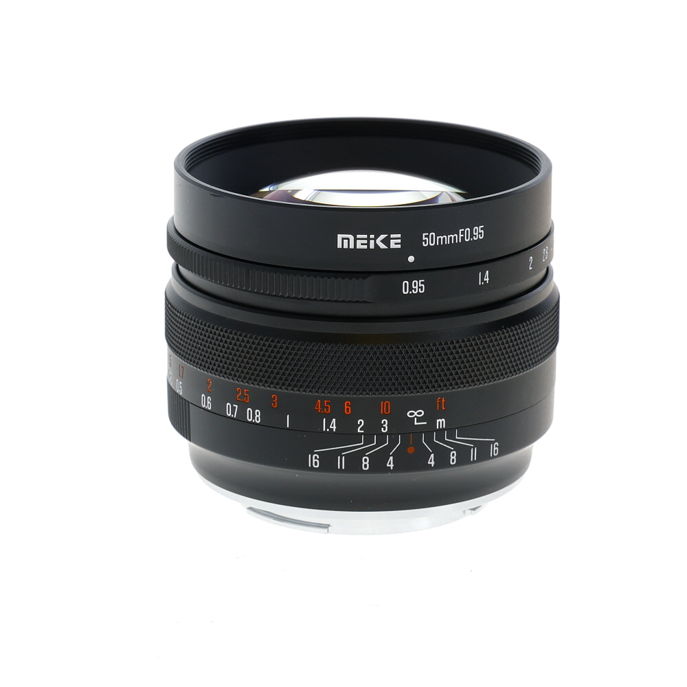 Meike 50mm f/0.95 Manual APS-C Lens for Sony E-Mount, Black | 62
