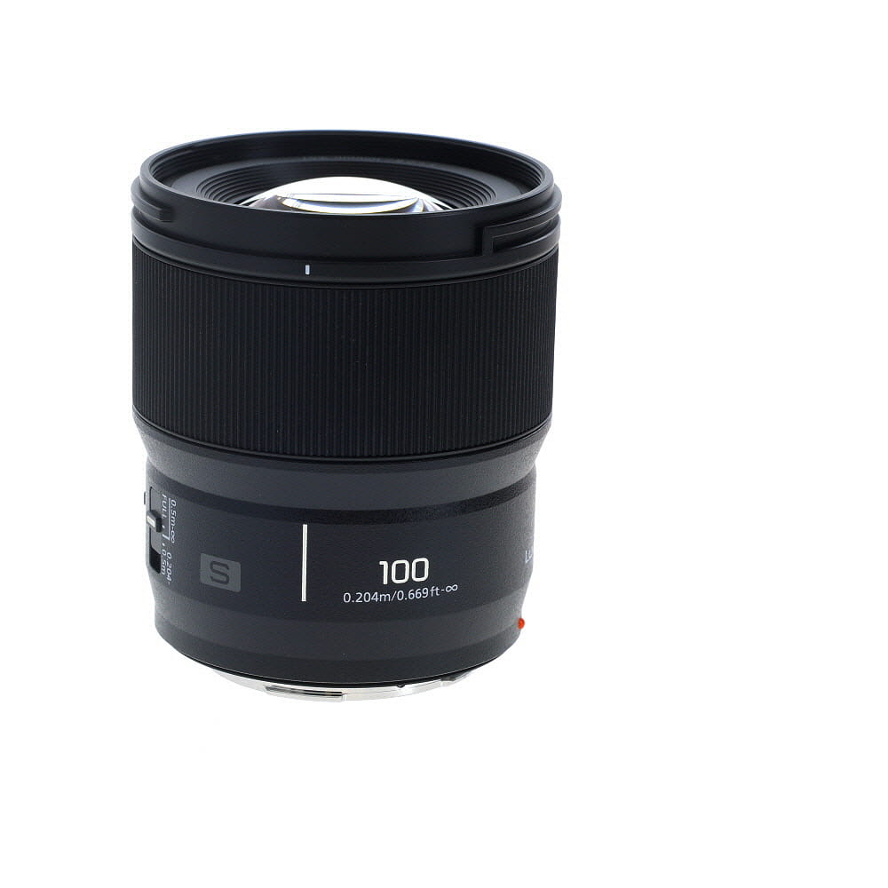 Panasonic Lumix S 100mm f/2.8 Macro Full-Frame Autofocus Lens for Mirrorless L-Mount, Black | 67