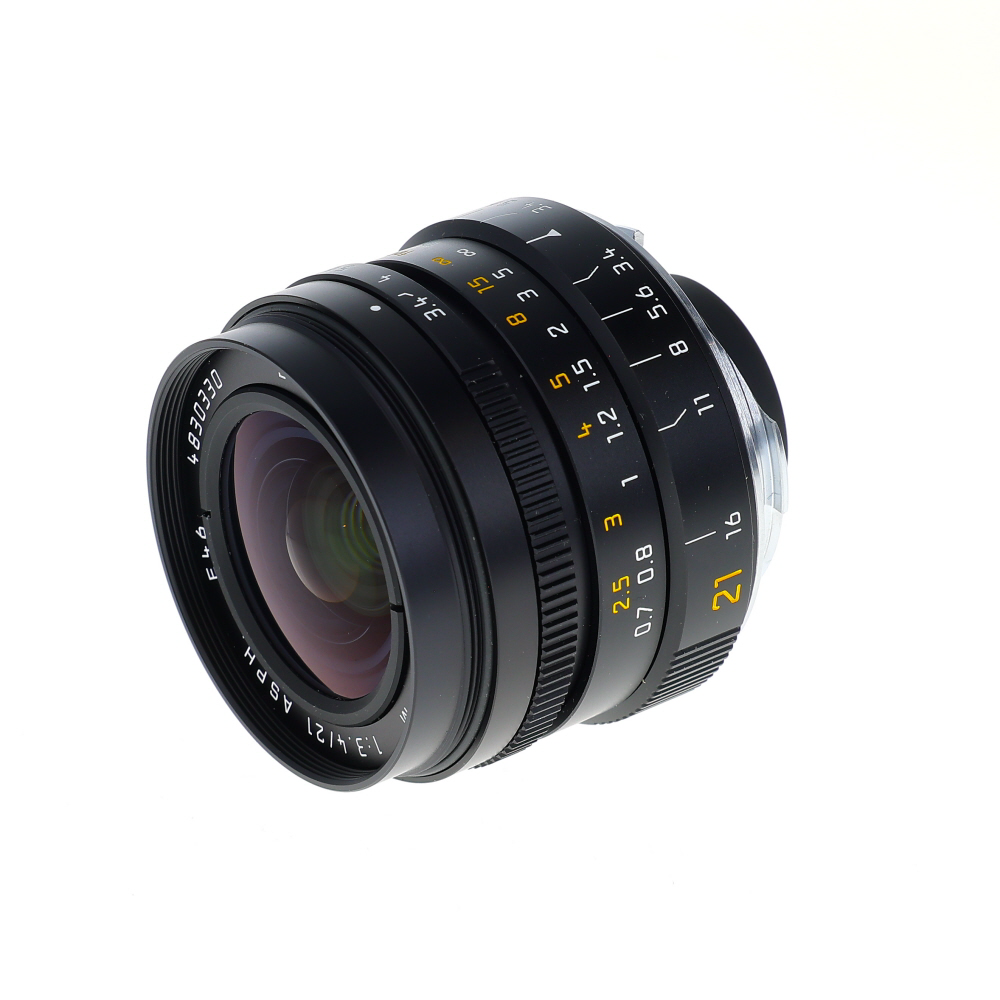 Leica 21mm f/3.4 Super-Elmar-M ASPH. Lens for M-Mount, Black Anodized Finish, 6-Bit | E46 | 11145