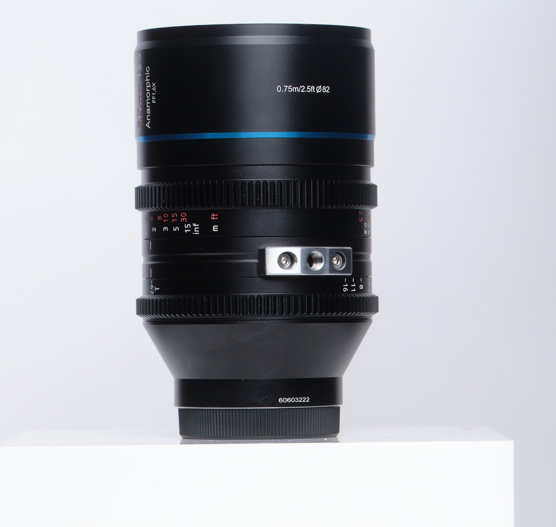 Sirui Venus 50mm T2.9 Anamorphic 1.6x Full-Frame Manual Lens for Sony E-Mount, Black | 82
