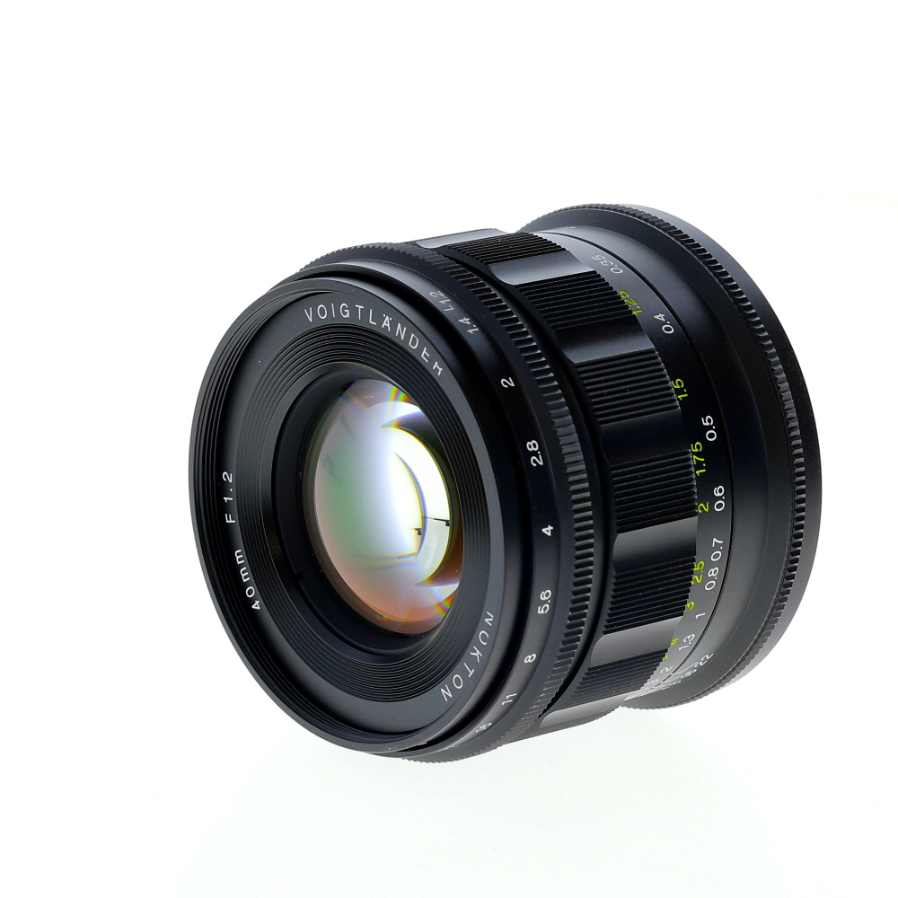 Voigtlander 40mm f/1.2 Nokton Full-Frame Manual Focus Lens for Nikon Z-Mount, Black | 58