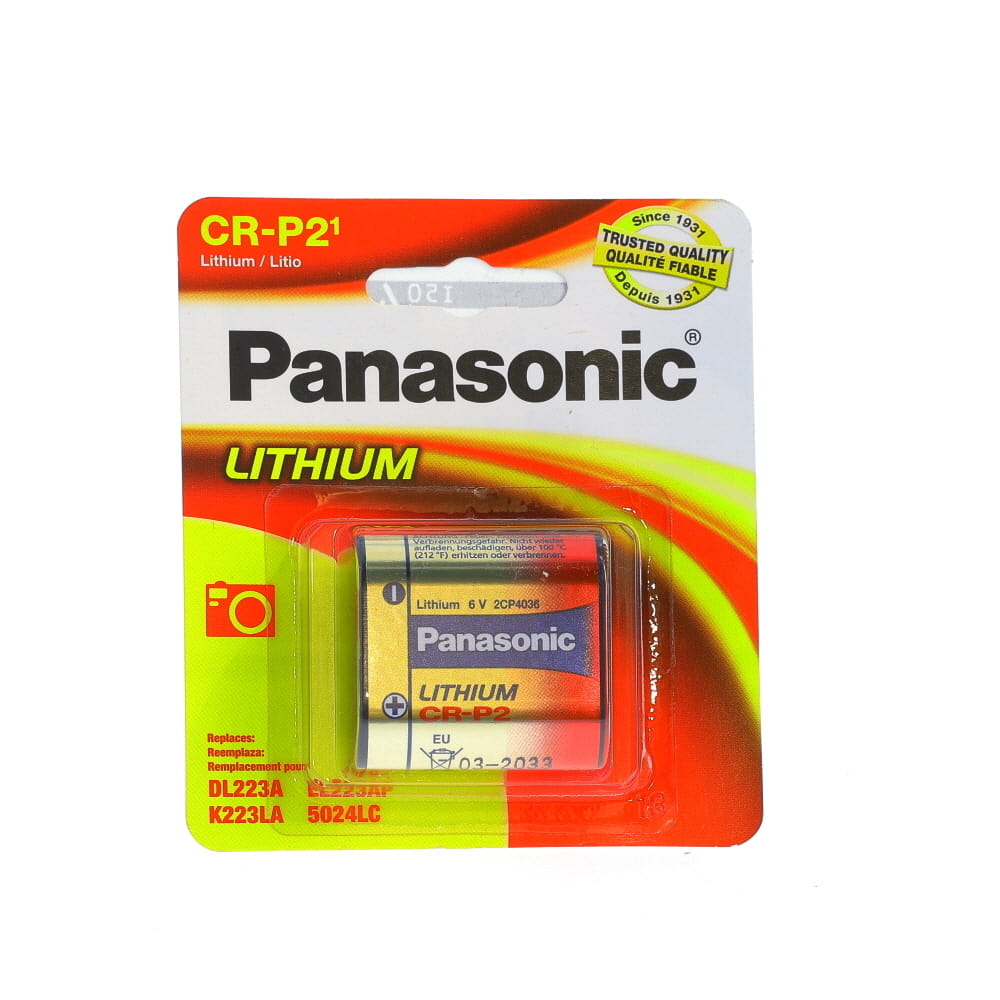 CRP2 6V Lithium Panasonic Battery