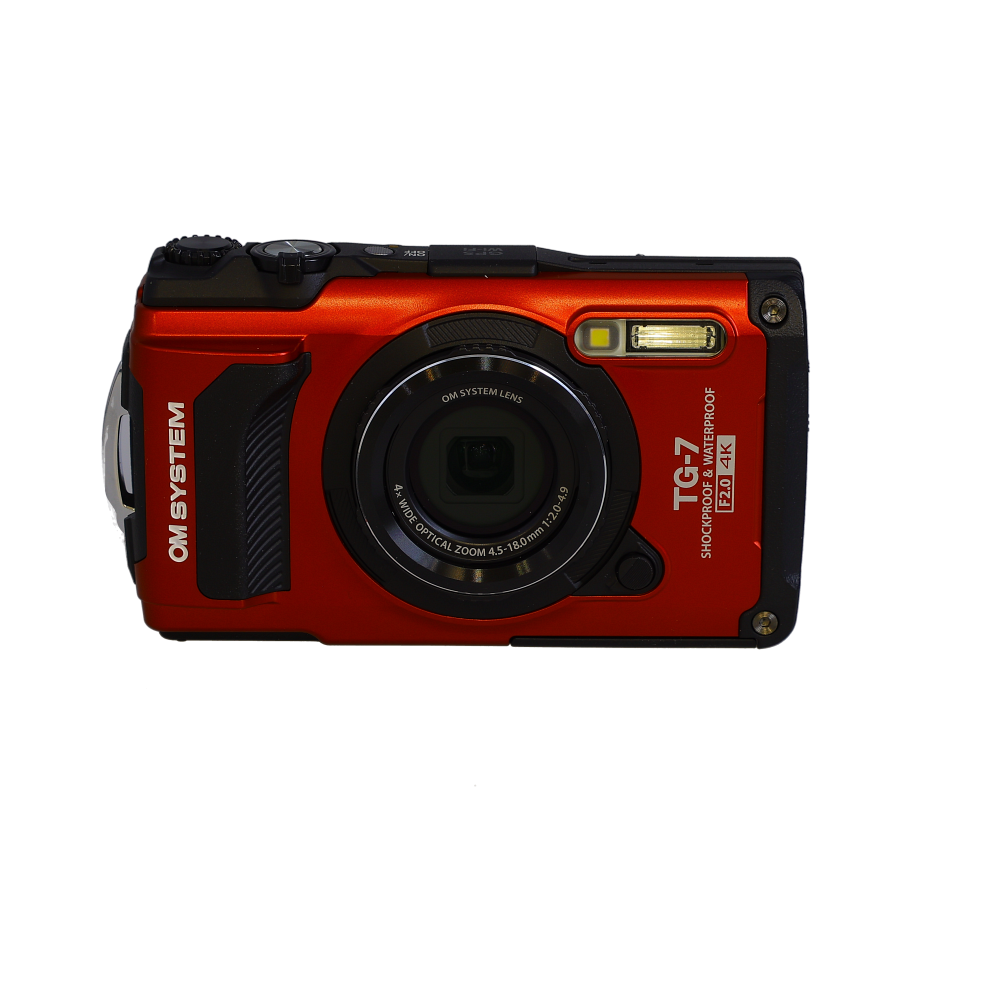 OM SYSTEM Tough TG-7 Digital Camera, Red | 12MP