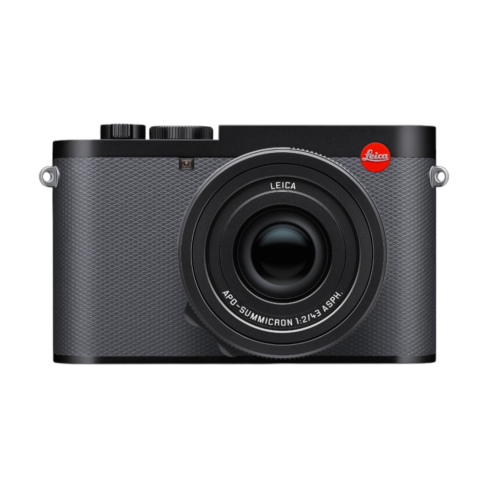 Leica Q3 43 (Type 6506) Digital Camera, Black Paint Finish w/ Gray Leatherette | 60MP | 19084