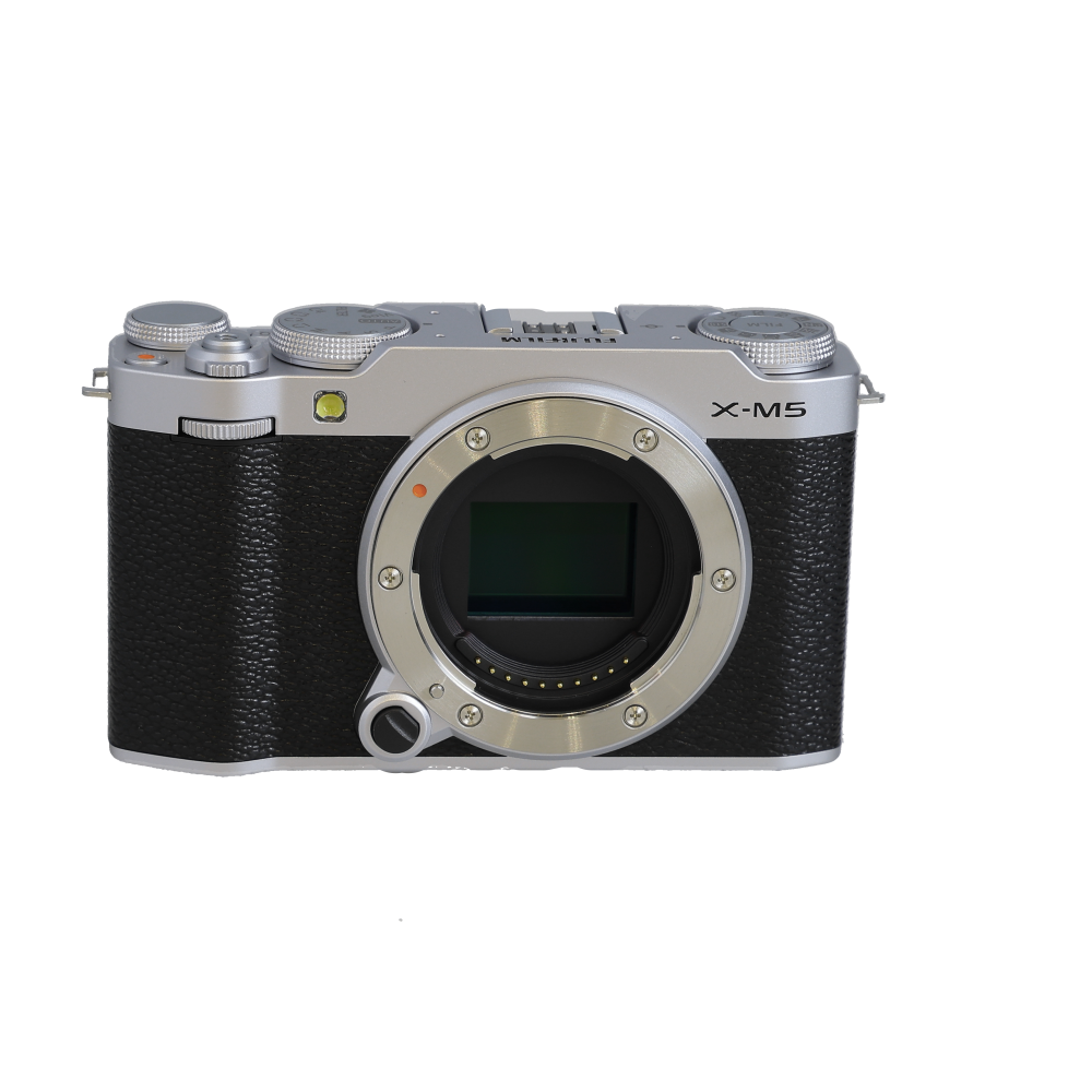 FUJIFILM X-M5 Mirrorless Camera Body, Silver | 26.1MP