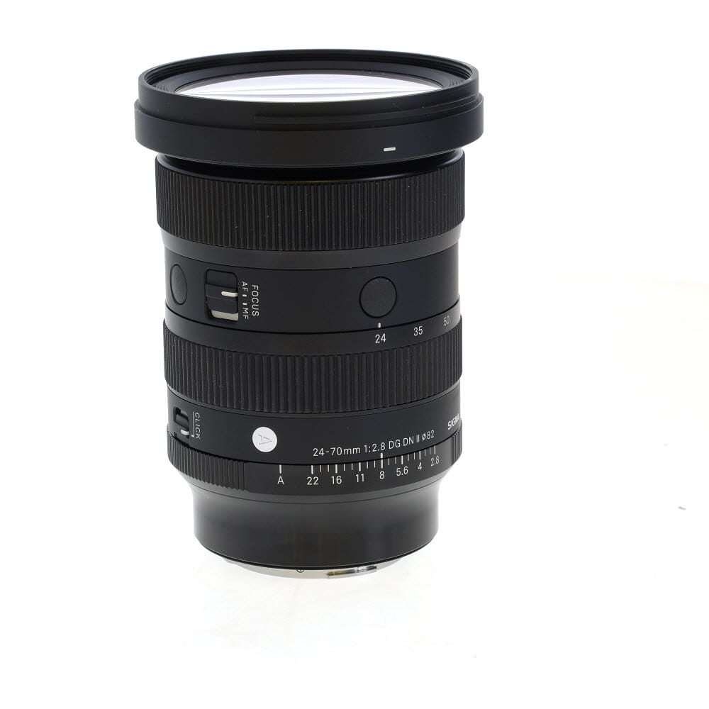 Sigma 24-70mm f/2.8 DG DN II A (Art) Autofocus Lens for Leica L-Mount, Black | 82