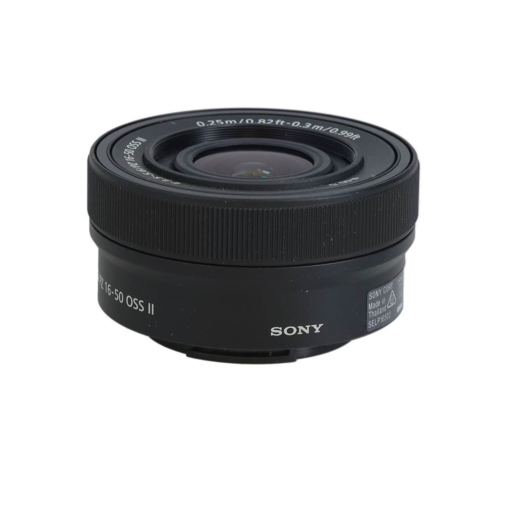 Sony E 16-50mm f/3.5-5.6 PZ OSS II Autofocus APS-C Lens for E-Mount, Black | 40.5 | SELP16502