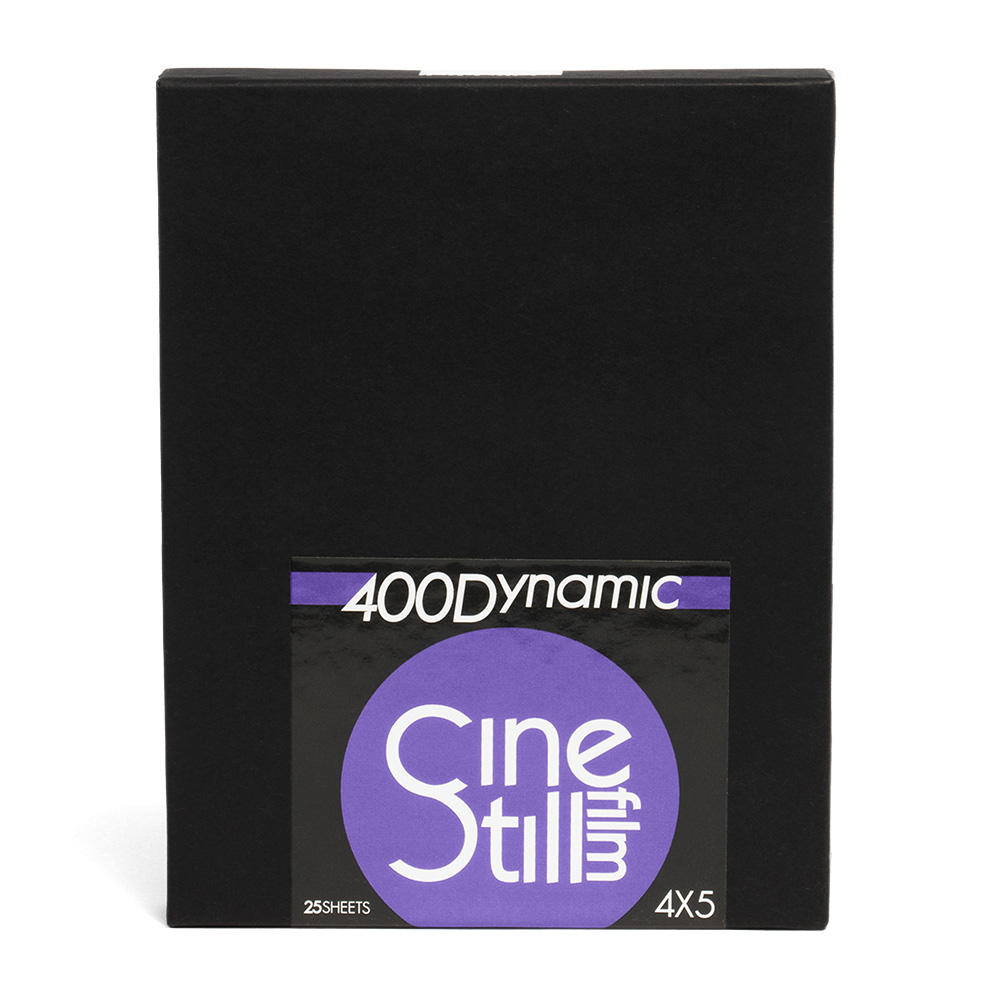 CineStill Film 400 Dynamic Versatile Color Negative Film, 4x5, 25 Sheets, ISO 400