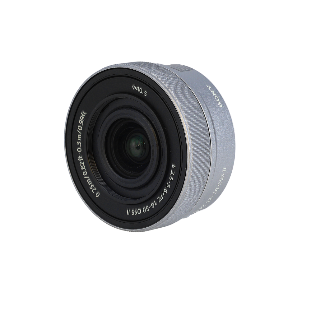 Sony E 16-50mm f/3.5-5.6 PZ OSS II Autofocus APS-C Lens for E-Mount, Silver | 40.5 | SELP16502