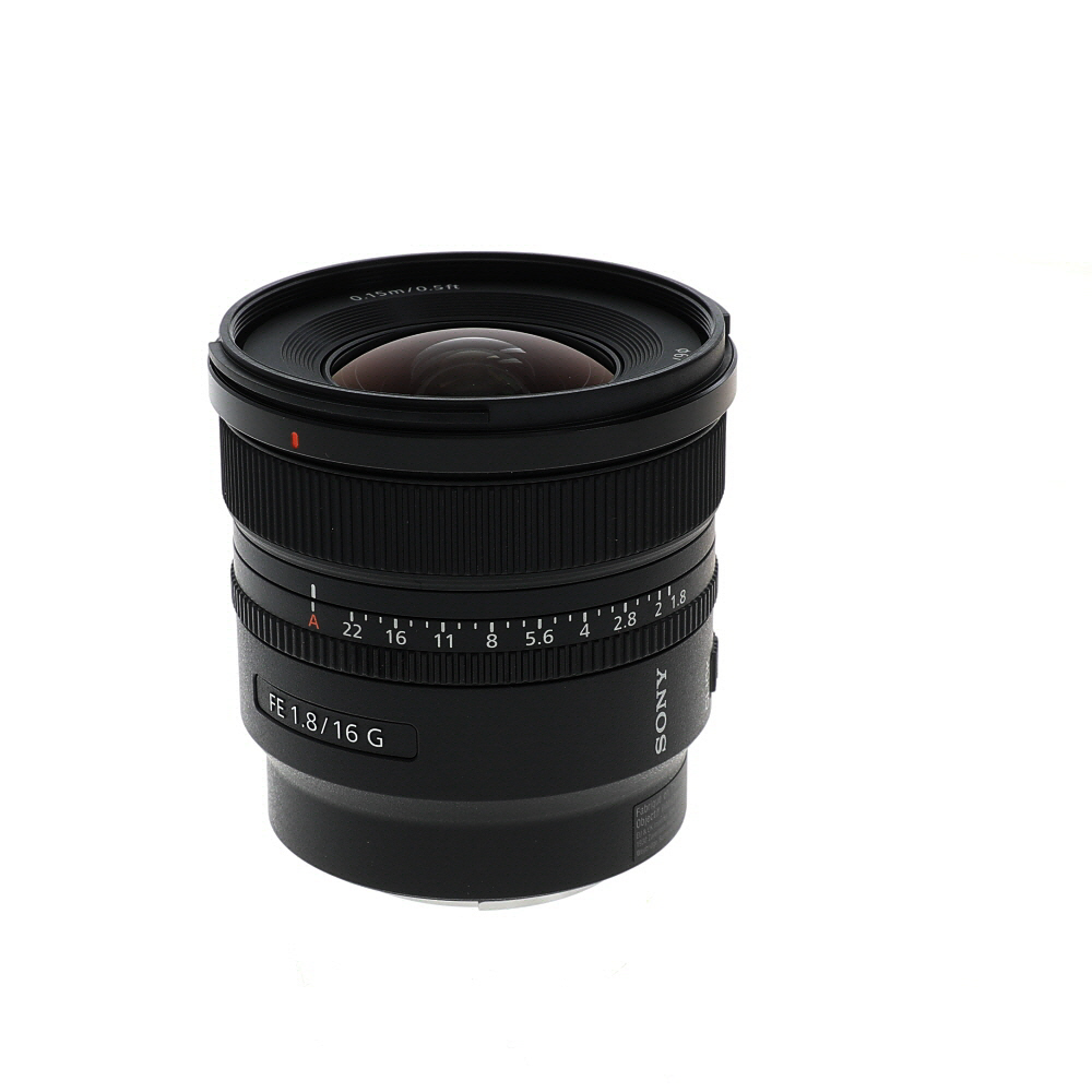 Sony FE 16mm f/1.8 G Full-Frame Autofocus Lens for E-Mount, Black | 67 | SEL16F18G
