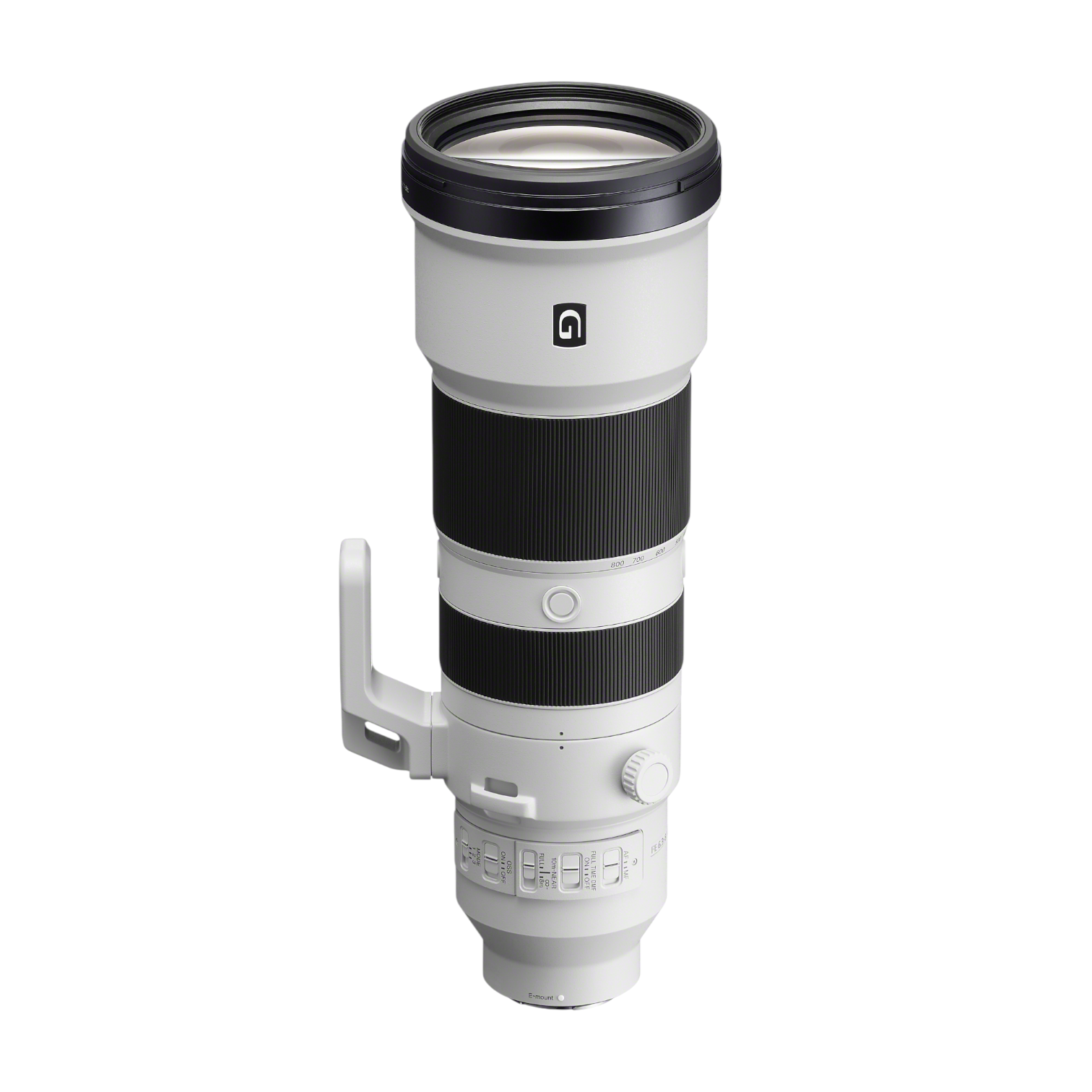 Sony FE 400-800mm f/6.3-8 G OSS Full-Frame Autofocus Lens for Sony E-Mount, White | 105 | w/ Tripod Collar/Foot (SEL400800G)