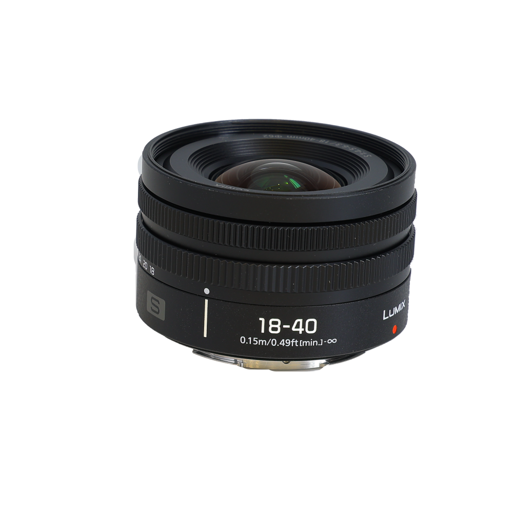 Panasonic Lumix S 18-40mm f/4.5-6.3 Full-Frame Autofocus Lens for Mirrorless L-Mount, Black | 62